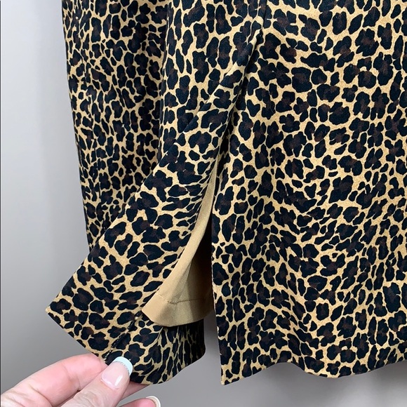 J. Crew leopard sleeveless sheath dress sz 4p - Picture 8 of 8